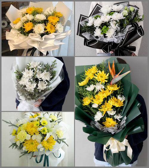 山东青岛莱西市店埠镇前高家横岭村白事花束代送